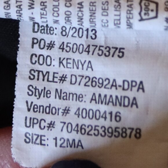 Gloria Vanderbilt 5 Pocket Cotton/Spandex Corduroy Jeans Amanda Size 12 Purple - Picture 4 of 15